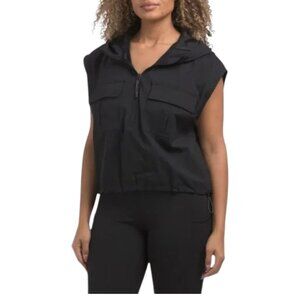 UNDER ARMOUR Black Unstoppable Utility Hooded Vest